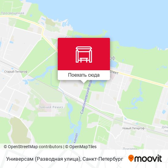 Карта Универсам (Разводная улица)