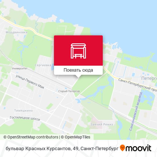 Карта бульвар Красных Курсантов, 49