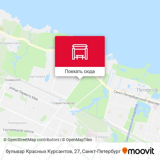 Карта бульвар Красных Курсантов, 27