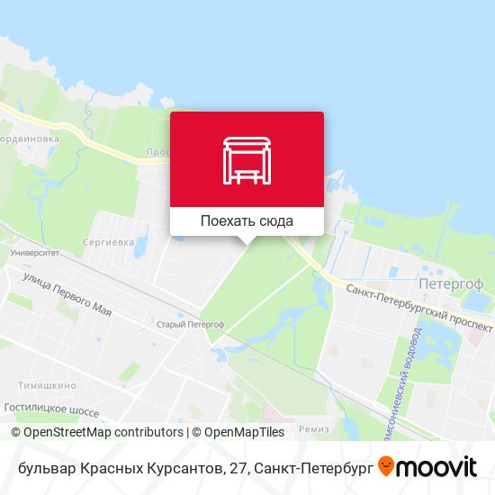 Карта бульвар Красных Курсантов, 27