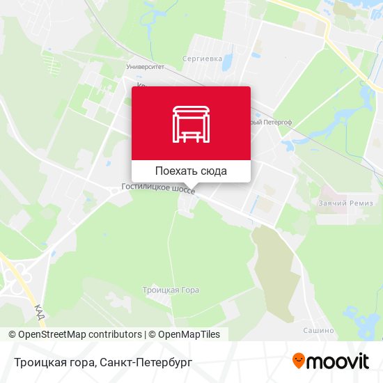 Карта Троицкая гора