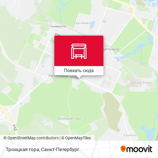 Карта Троицкая гора