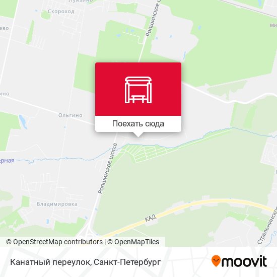 Карта Канатный переулок