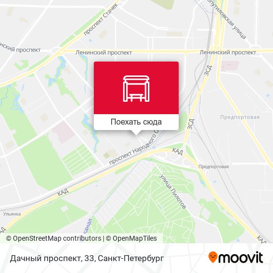 Карта Дачный проспект, 33