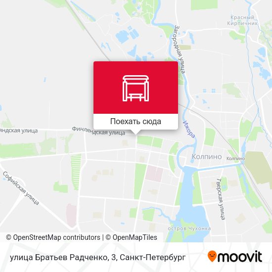 Карта улица Братьев Радченко, 3