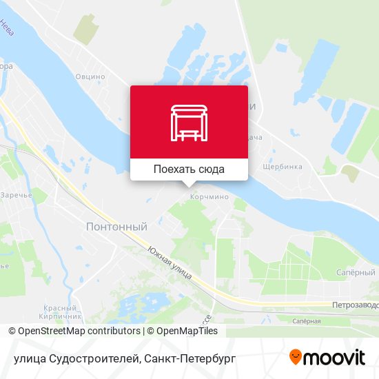 Карта улица Судостроителей