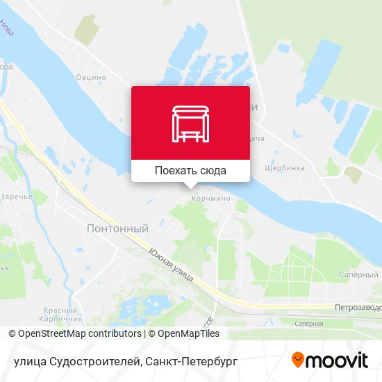 Карта улица Судостроителей