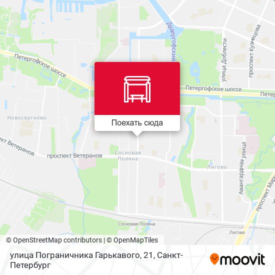 Карта улица Пограничника Гарькавого, 21
