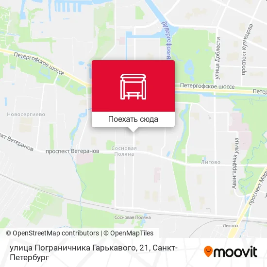 Карта улица Пограничника Гарькавого, 21