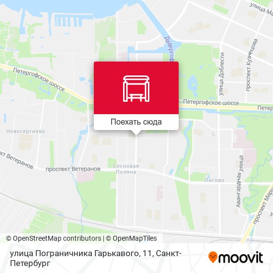 Карта улица Пограничника Гарькавого, 11