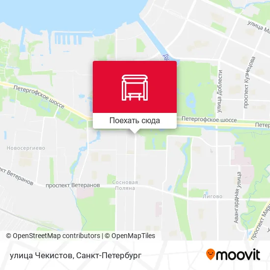 Карта улица Чекистов