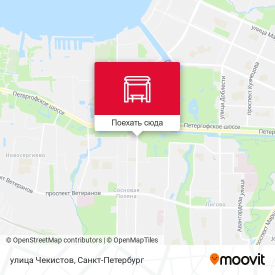Карта улица Чекистов