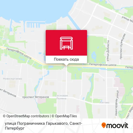 Карта улица Пограничника Гарькавого
