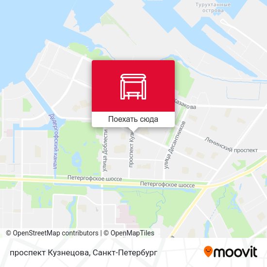 Карта проспект Кузнецова