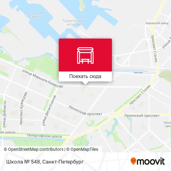 Карта Школа № 548