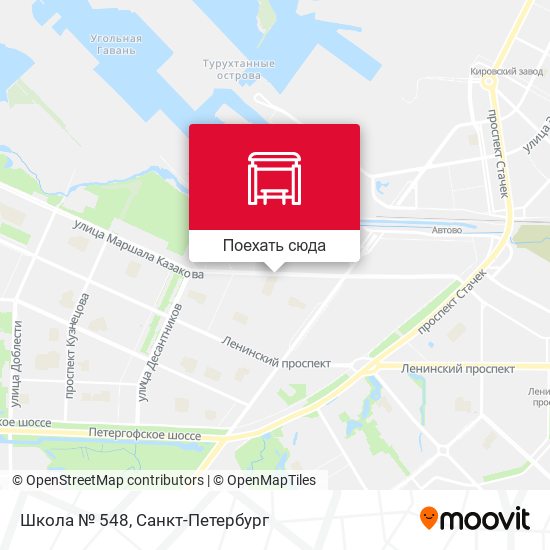 Карта Школа № 548
