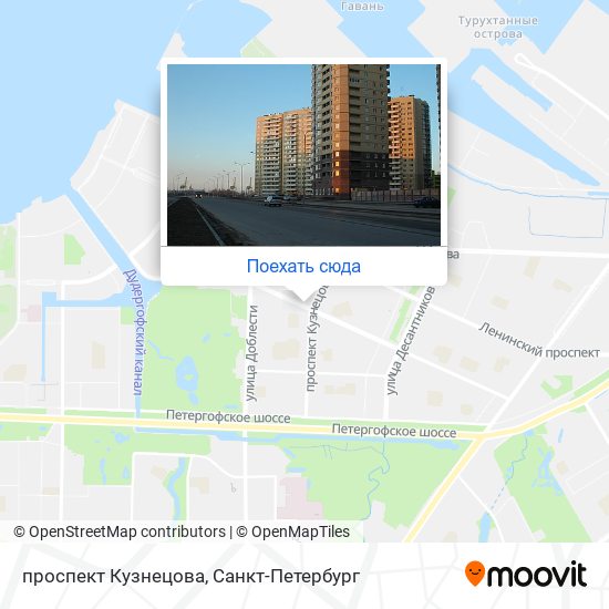 Карта проспект Кузнецова