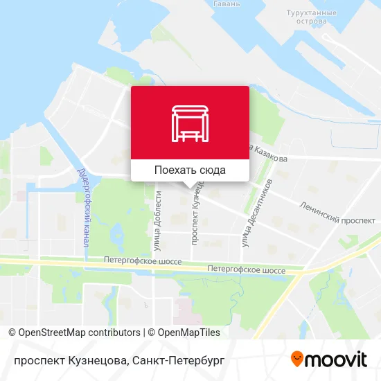Карта проспект Кузнецова