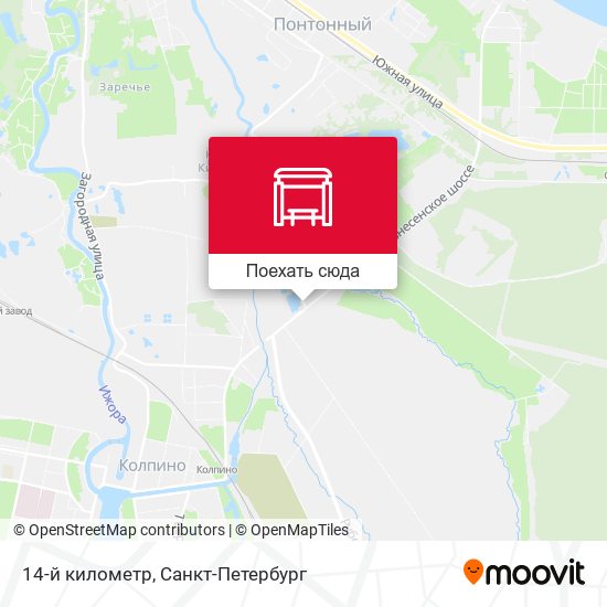 Карта 14-й километр