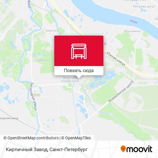 Карта Кирпичный Завод