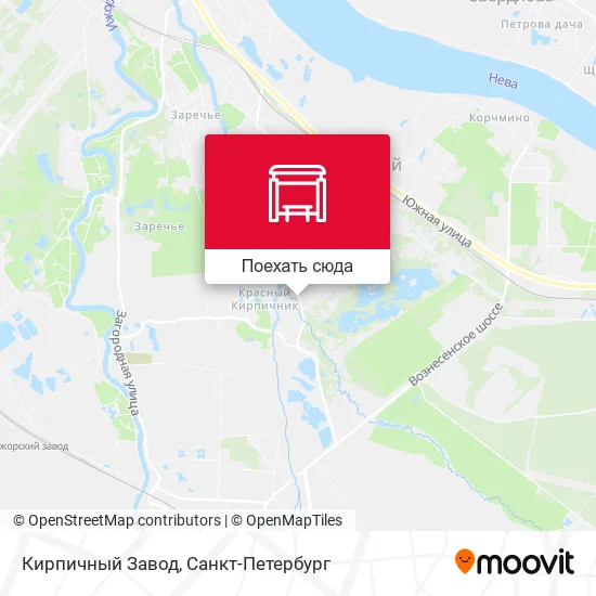 Карта Кирпичный Завод