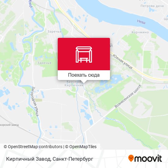Карта Кирпичный Завод