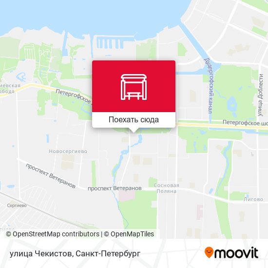Карта улица Чекистов