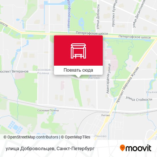 Карта улица Добровольцев