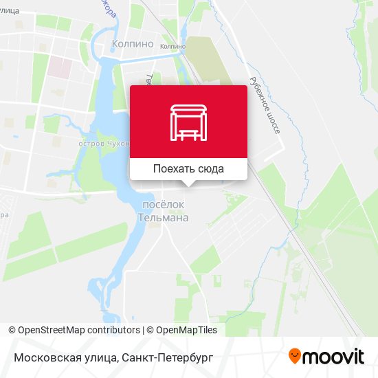 Карта Московская улица
