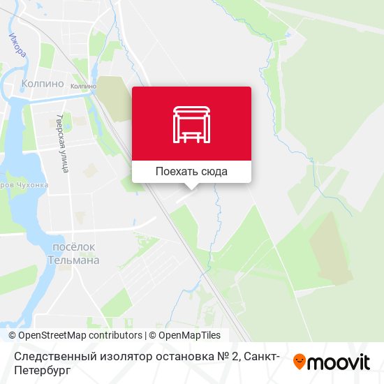 Карта Следственный изолятор остановка № 2