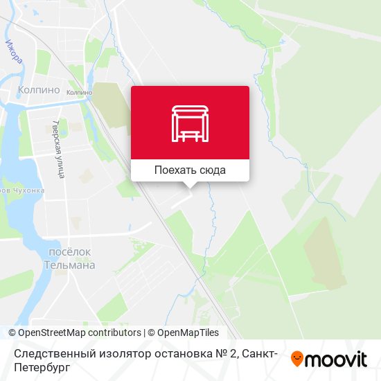 Карта Следственный изолятор остановка № 2