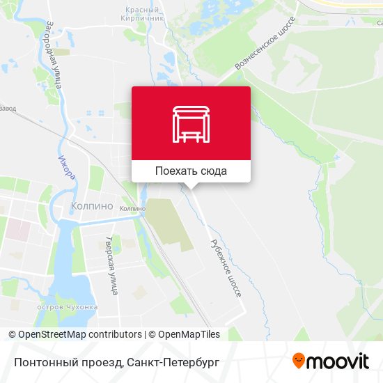 Карта Понтонный проезд