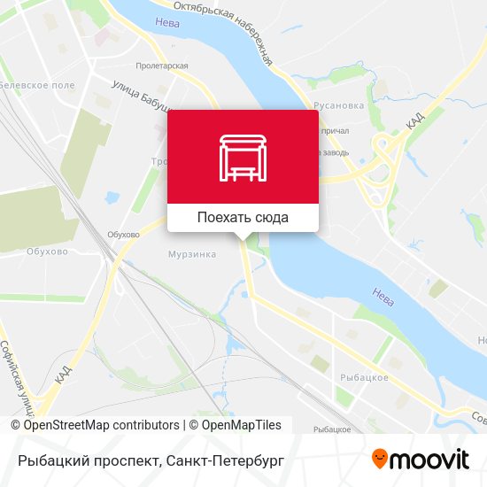 Карта Рыбацкий проспект