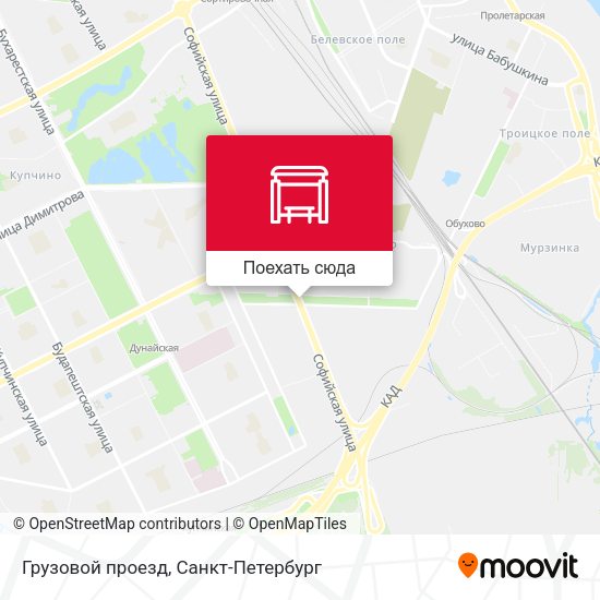 Карта Грузовой проезд