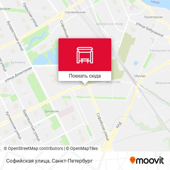 Карта Софийская улица