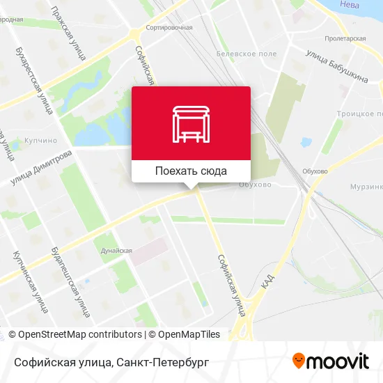Карта Софийская улица