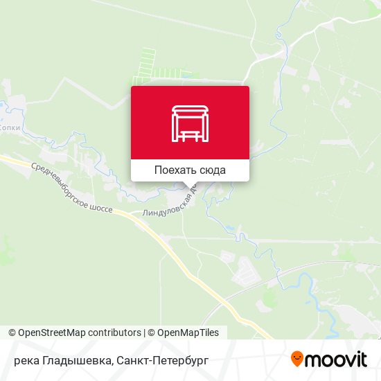 Карта река Гладышевка