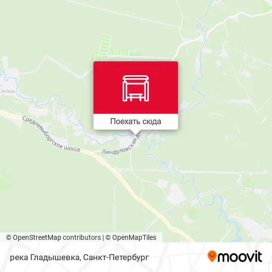 Карта река Гладышевка
