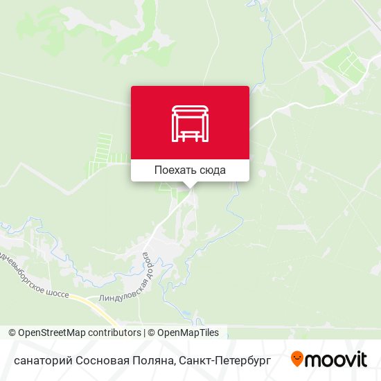 Карта санаторий Сосновая Поляна