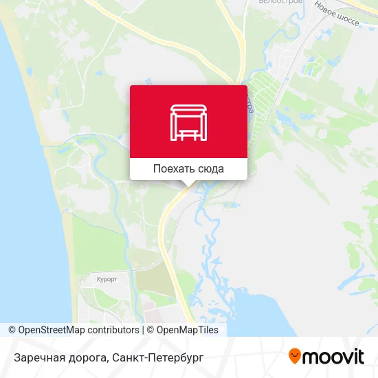Карта Заречная дорога