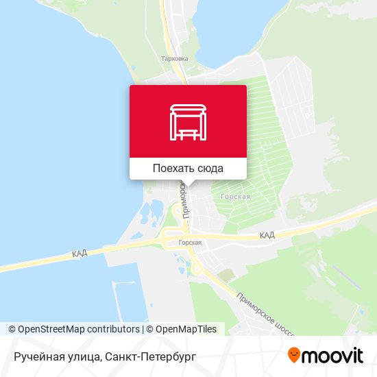 Карта Ручейная улица