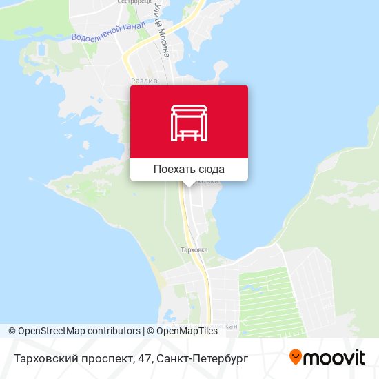 Карта Тарховский проспект, 47