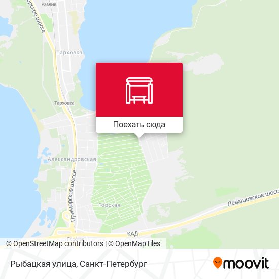 Карта Рыбацкая улица