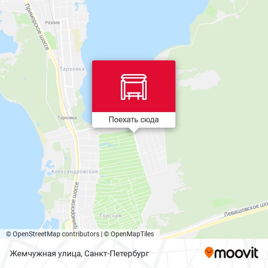 Карта Жемчужная улица