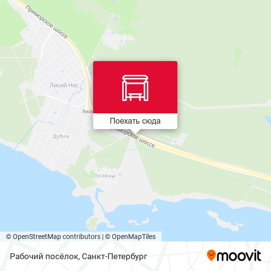Карта Рабочий посёлок