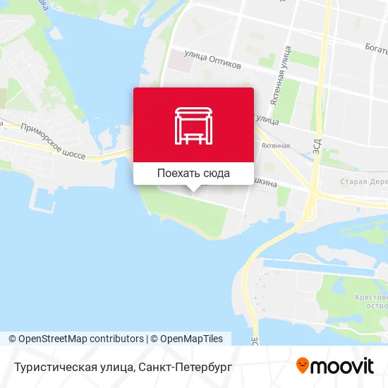 Карта Туристическая улица