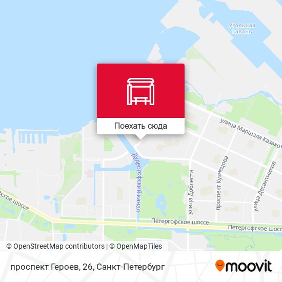 Карта проспект Героев, 26
