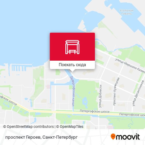 Карта проспект Героев