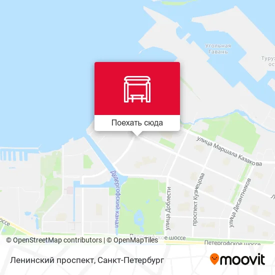 Карта Ленинский проспект