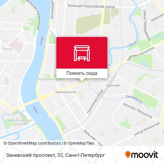 Карта Заневский проспект, 32
